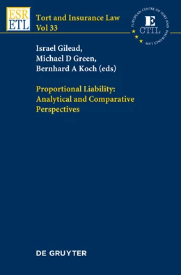 Abbildung von Gilead / Green | Proportional Liability: Analytical and Comparative Perspectives | 1. Auflage | 2013 | 33 | beck-shop.de