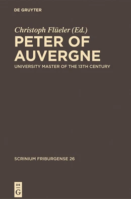 Abbildung von Flüeler / Lanza | Peter of Auvergne | 1. Auflage | 2014 | beck-shop.de