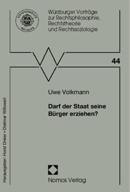 Abbildung von Volkmann | Darf der Staat seine Bürger erziehen? | 1. Auflage | 2012 | 44 | beck-shop.de