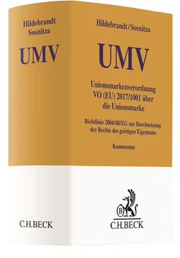 Abbildung von Hildebrandt / Sosnitza | Unionsmarkenverordnung: UMV | 1. Auflage | 2021 | beck-shop.de