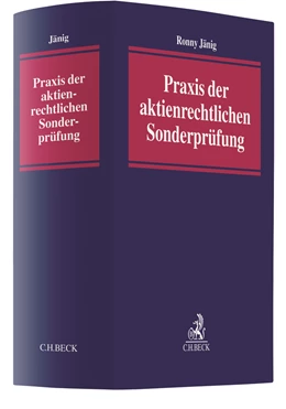 Abbildung von Jänig | Praxis der aktienrechtlichen Sonderprüfung | 1. Auflage | 2024 | beck-shop.de