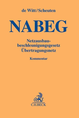 Abbildung von de Witt / Scheuten | NABEG | 1. Auflage | 2013 | beck-shop.de