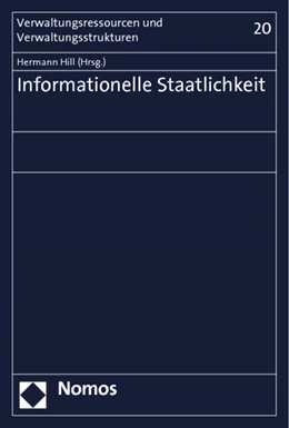 Abbildung von Hill | Informationelle Staatlichkeit | 1. Auflage | 2012 | 20 | beck-shop.de