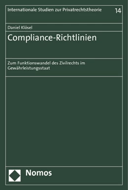 Abbildung von Klösel | Compliance-Richtlinien | 1. Auflage | 2012 | 14 | beck-shop.de