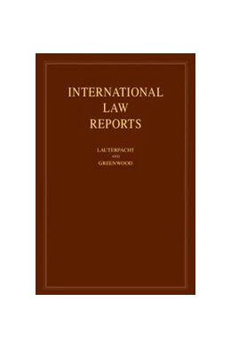 Abbildung von Lauterpacht / Greenwood | International Law Reports | 1. Auflage | 2012 | 147 | beck-shop.de