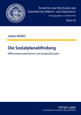 Abbildung von Wölfel | Die Sozialplanabfindung | 1. Auflage | 2012 | 25 | beck-shop.de