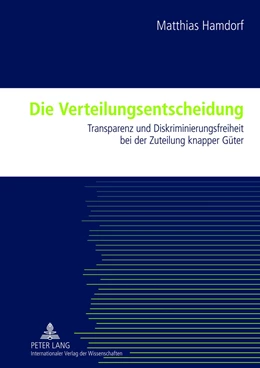 Abbildung von Hamdorf | Die Verteilungsentscheidung | 1. Auflage | 2012 | beck-shop.de