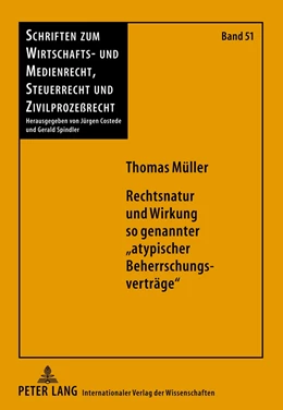 Abbildung von Müller | Rechtsnatur und Wirkung so genannter «atypischer Beherrschungsverträge» | 1. Auflage | 2012 | 51 | beck-shop.de