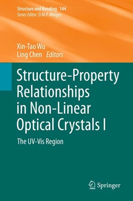 Abbildung von Wu / Chen | Structure-Property Relationships in Non-Linear Optical Crystals I | 1. Auflage | 2012 | 144 | beck-shop.de