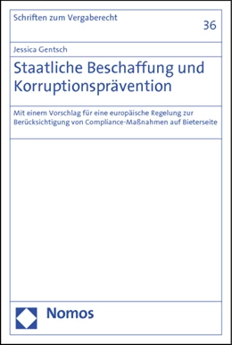 Abbildung von Gentsch | Staatliche Beschaffung und Korruptionsprävention | 1. Auflage | 2012 | 36 | beck-shop.de