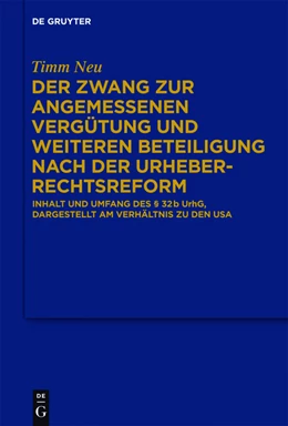 Abbildung von Neu | Inhalt und Umfang des § 32 b UrhG im Zusammenhang mit der Urheberrechtsreform | 1. Auflage | 2012 | beck-shop.de