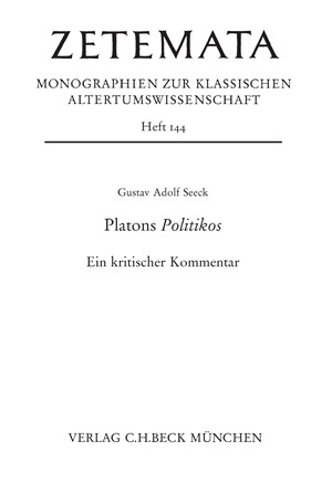 Cover: Gustav Adolf Seeck, Platons Politikos