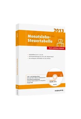 Abbildung von Monatslohn-Steuertabelle 2013 | 1. Auflage | 2013 | beck-shop.de