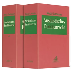 Abbildung von Rieck / Lettmaier | Ausländisches Familienrecht | 23. Auflage | 2022 | beck-shop.de