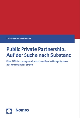 Abbildung von Winkelmann | Public Private Partnership: Auf der Suche nach Substanz | 1. Auflage | 2012 | beck-shop.de