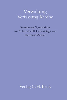 Abbildung von Verwaltung Verfassung Kirche | 1. Auflage | 2012 | beck-shop.de