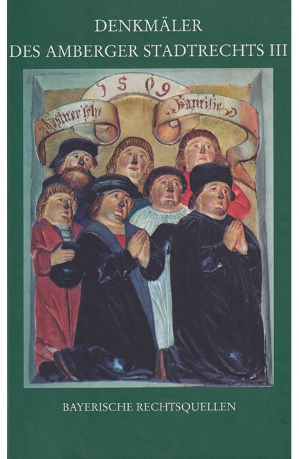 Cover: , Denkmäler des Amberger Stadtrechts Bd. 3: Privatrechtsurkunden von 1311-1389