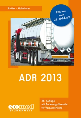 Abbildung von Ridder / Holzhäuser | ADR 2013 | 28. Auflage | 2013 | beck-shop.de