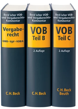 Abbildung von Beck`scher VOB- und Vergaberechts-Kommentar | 2. Auflage | | beck-shop.de