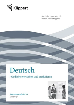 Abbildung von Heindl / Kuhnigk | Gedichte verstehen und analysieren. Lehrerheft. (9 und 10. Klasse) | 5. Auflage | 2016 | beck-shop.de