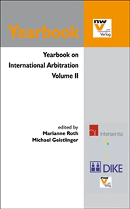 Abbildung von Roth / Geistlinger | Yearbook on International Arbitration. Volume II | 1. Auflage | 2012 | beck-shop.de