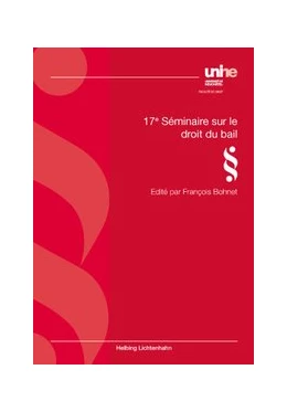 Abbildung von Bohnet | 17e Seminaire sur le droit du bail | 1. Auflage | 2012 | beck-shop.de