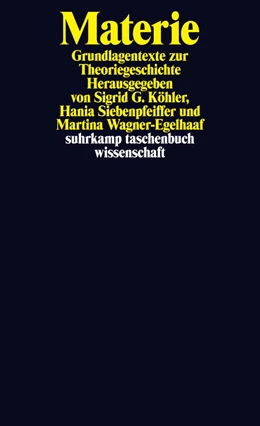 Abbildung von Siebenpfeiffer / Wagner-Egelhaaf | Materie | 1. Auflage | 2013 | beck-shop.de