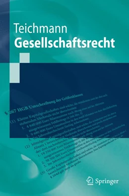 Abbildung von Teichmann | Gesellschaftsrecht | 1. Auflage | 2024 | beck-shop.de