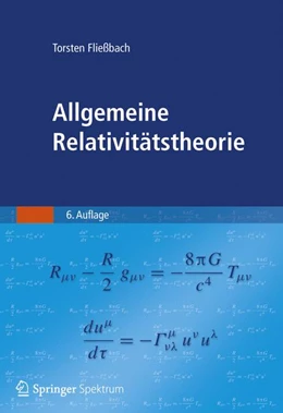 Abbildung von Fließbach | Allgemeine Relativitätstheorie | 1. Auflage | 2012 | beck-shop.de
