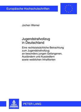 Abbildung von Werner | Jugendstrafvollzug in Deutschland | 1. Auflage | 2012 | 5324 | beck-shop.de