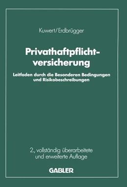 Abbildung von Kuwert | Private Haftpflichtversicherung | 2. Auflage | 1990 | beck-shop.de