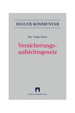 Abbildung von Hsu / Stupp | Versicherungsaufsichtsgesetz | 1. Auflage | 2013 | beck-shop.de