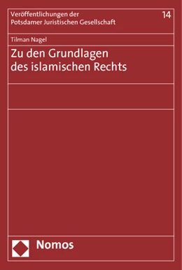 Abbildung von Nagel | Zu den Grundlagen des islamischen Rechts | 1. Auflage | 2012 | 14 | beck-shop.de