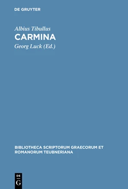 Abbildung von Tibullus / Luck | Carmina | 2. Auflage | 1998 | beck-shop.de