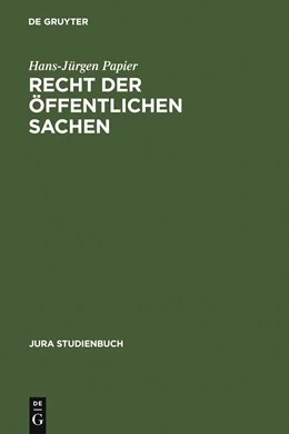 Abbildung von Papier | Recht der öffentlichen Sachen | 3. Auflage | 1998 | beck-shop.de