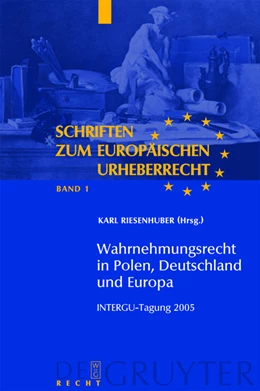 Abbildung von Riesenhuber | Wahrnehmungsrecht in Polen, Deutschland und Europa | 1. Auflage | 2011 | beck-shop.de