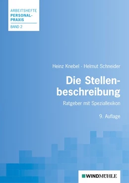 Abbildung von Knebel / Schneider | Die Stellenbeschreibung | 9. Auflage | 2012 | beck-shop.de