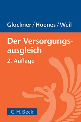 Abbildung von Glockner / Hoenes | Der Versorgungsausgleich | 2. Auflage | 2013 | beck-shop.de