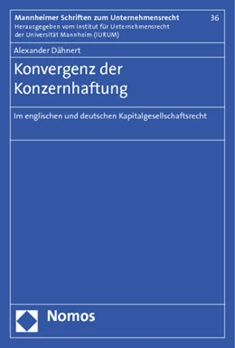 Abbildung von Dähnert | Konvergenz der Konzernhaftung | 1. Auflage | 2012 | 36 | beck-shop.de