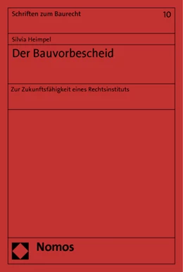 Abbildung von Heimpel | Der Bauvorbescheid | 1. Auflage | 2012 | 10 | beck-shop.de