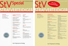 Abbildung von Strafverteidiger • StV | 38. Auflage | 2024 | beck-shop.de