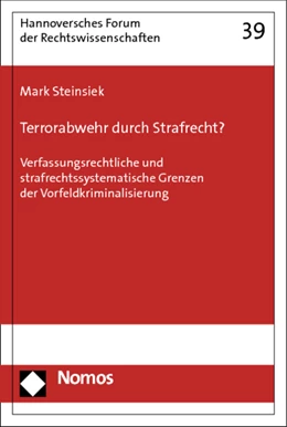 Abbildung von Steinsiek | Terrorabwehr durch Strafrecht? | 1. Auflage | 2012 | 39 | beck-shop.de