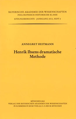 Abbildung von Heitmann, Annegret | Henrik Ibsens dramatische Methode | 1. Auflage | 2012 | Heft 2012/2 | beck-shop.de
