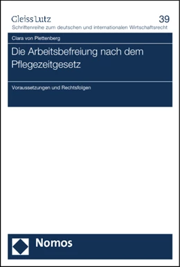 Abbildung von von Plettenberg | Die Arbeitsbefreiung nach dem Pflegezeitgesetz | 1. Auflage | 2012 | beck-shop.de