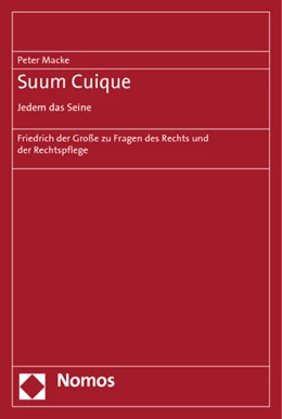 Abbildung von Macke | Suum Cuique. Jedem das Seine | 1. Auflage | 2012 | beck-shop.de