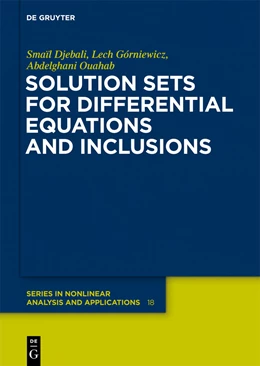 Abbildung von Djebali / Górniewicz | Solution Sets for Differential Equations and Inclusions | 1. Auflage | 2012 | 18 | beck-shop.de