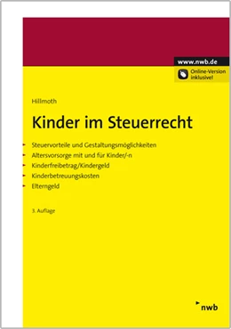 Abbildung von Hillmoth | Kinder im Steuerrecht | 3. Auflage | 2013 | beck-shop.de