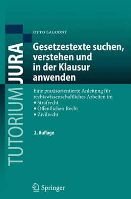 Abbildung von Lagodny | Gesetzestexte suchen, verstehen und in der Klausur anwenden | 2. Auflage | 2013 | beck-shop.de