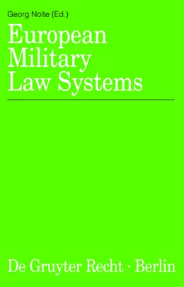 Abbildung von Nolte | European Military Law Systems | 1. Auflage | 2012 | beck-shop.de