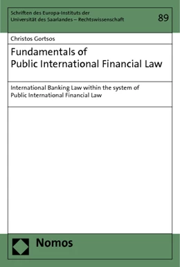 Abbildung von Gortsos | Fundamentals of Public International Financial Law | 1. Auflage | 2012 | 89 | beck-shop.de